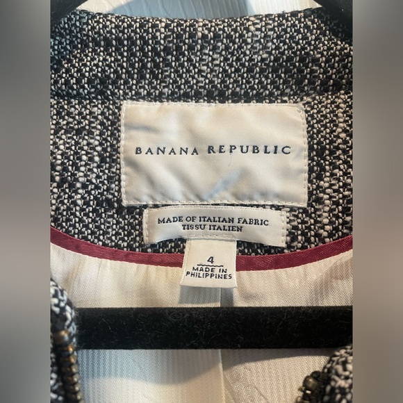 Banana Republic Tweed Jacket Blazer - Picture 4 of 8